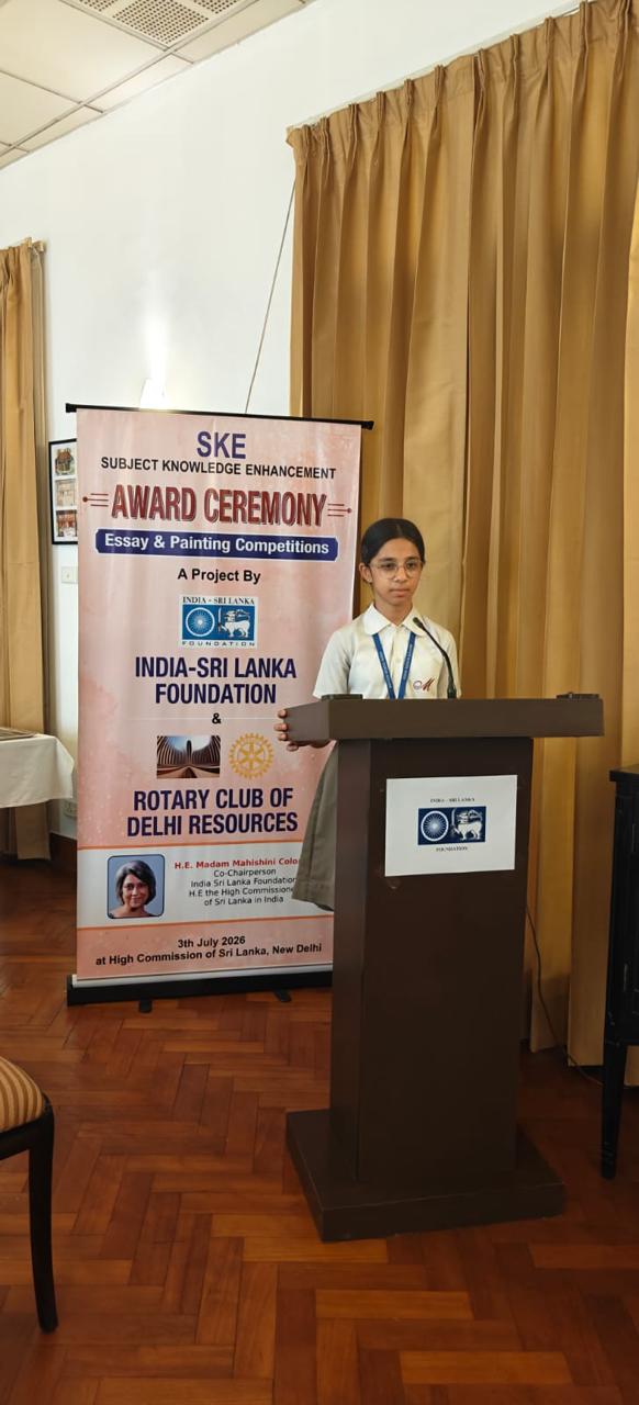Mayoor School, Noida Shines at Sri Lanka Subject Knowledge Enhancement Competition